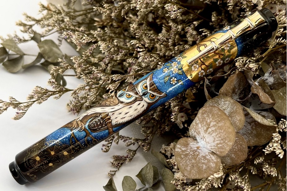 AP The Writer Russian Lacquer Limited Edition The Mystic Owls Fountain Pen