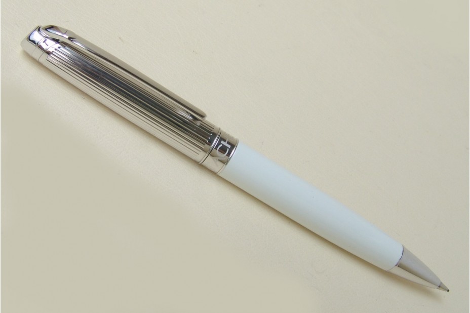 Caran D`Ache Leman Bicolor White Silver Mechanical Pencil