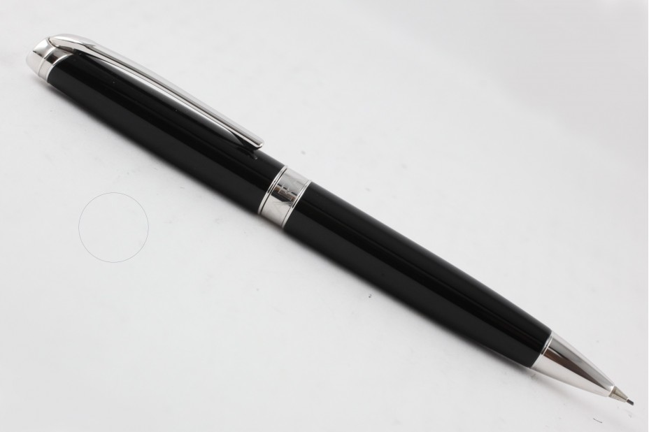 Caran D`Ache Leman Black Silver Trim Mechanical Pencil