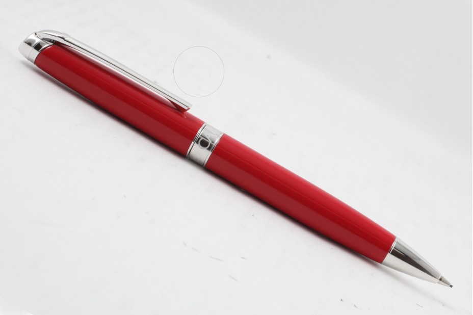 Caran D`Ache Leman Scarlet Red Rhodium Plated Trim  Mechanical Pencil