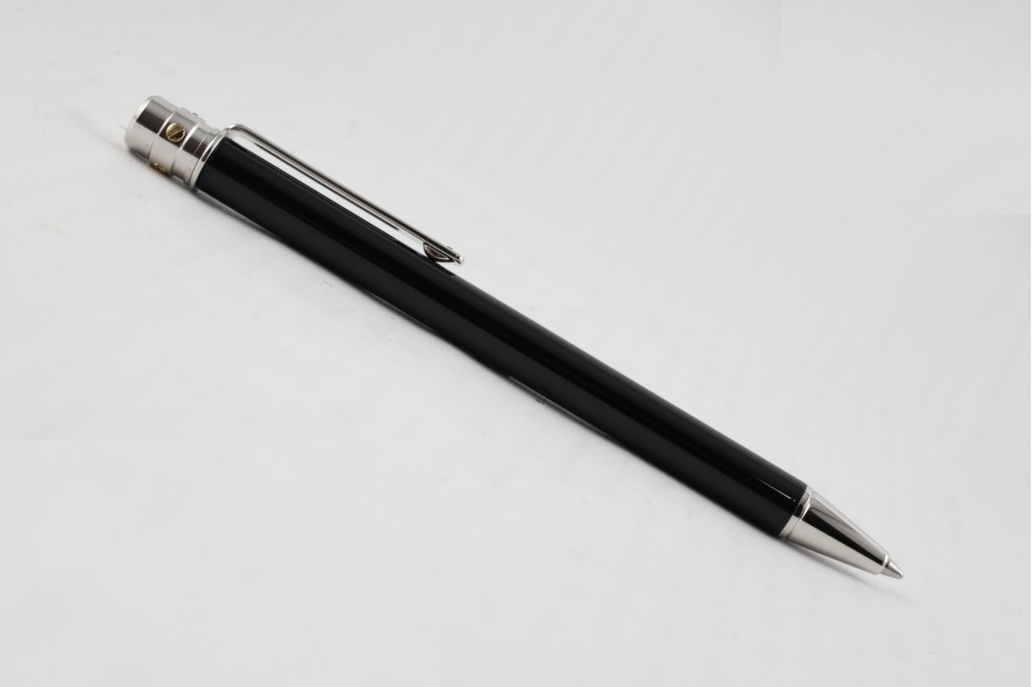 Cartier Santos OP000124 SM Black Lacquer with 2 tone Ball Pen
