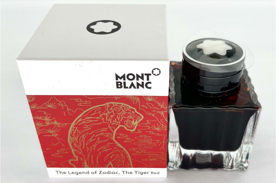 Montblanc MB128081 Legend of Zodiac Tiger Red Ink Bottle 50ml