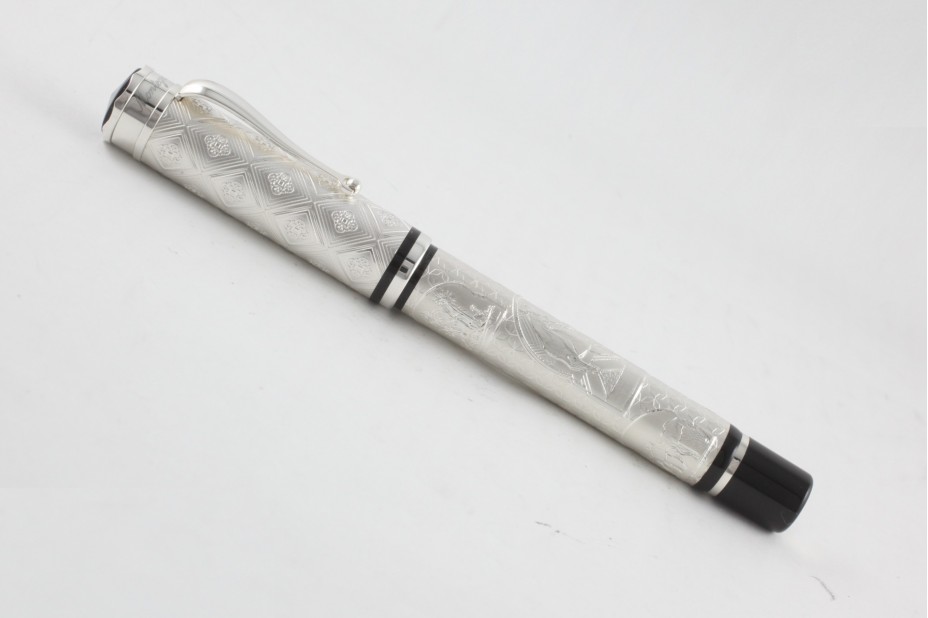 Montegrappa Limited Edition Cosmopolitan Arabian Animal of Desert Silver Fountain Pen