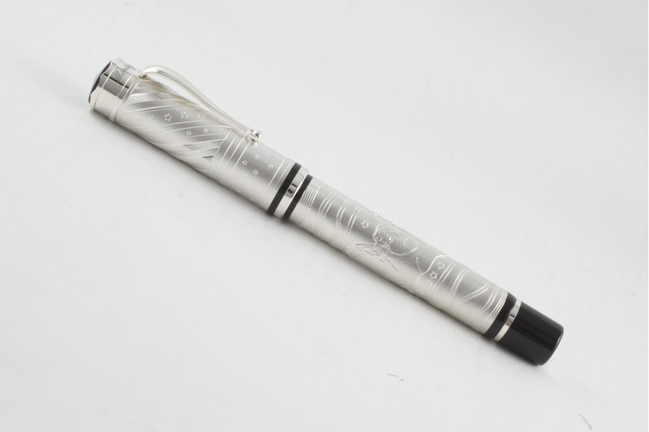 Montegrappa Limited Edition Cosmopolitan Mt Rushmore Silver Fountain Pen