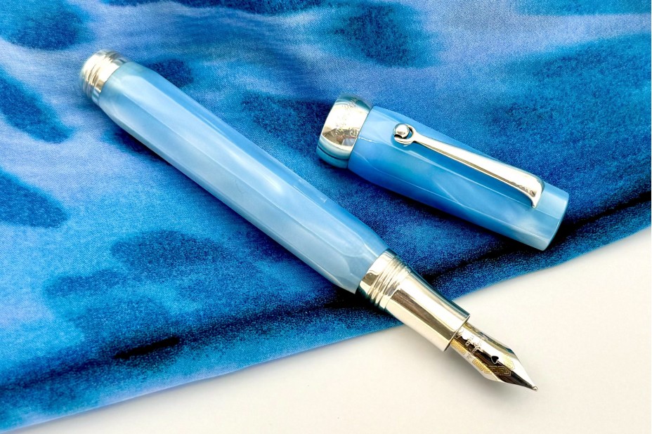 Montegrappa Micra Clear Blue Fountain Pen