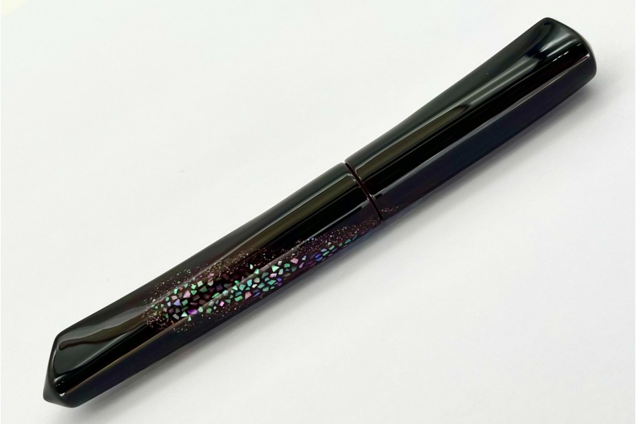 Nakaya Dorsal Fin Version 2 Amanogawa Milky Way Kuro-Tamenuri Fountain Pen