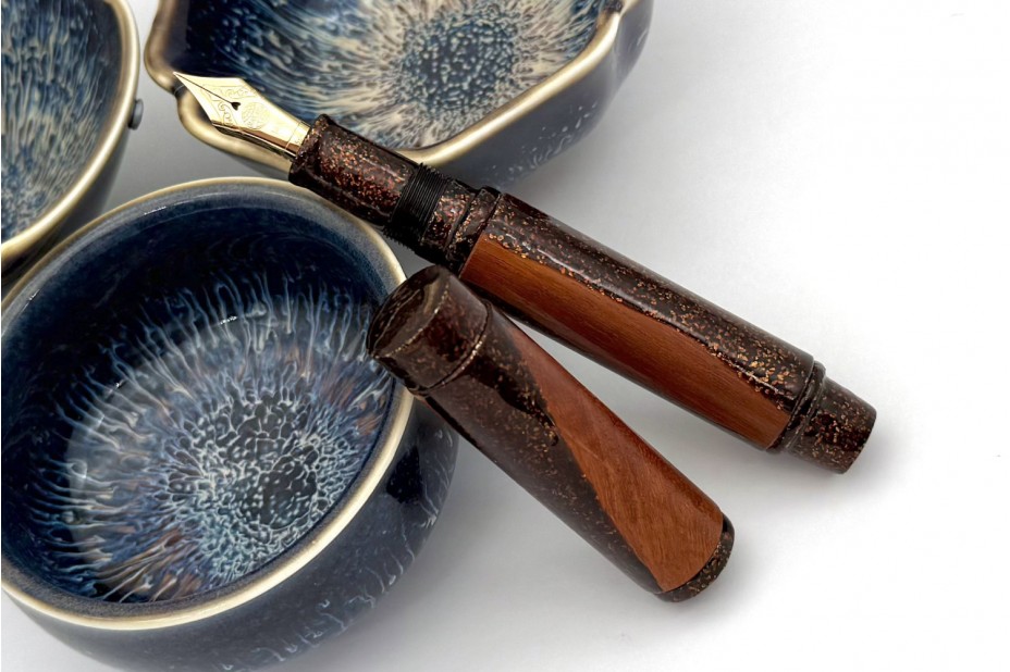 Nakaya Miyabiki Kohakuboku Fountain Pen