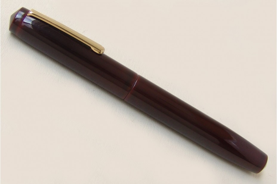 Nakaya Piccolo Long Writer Aka-Tamenuri Fountain Pen