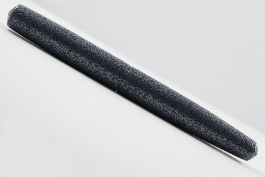 Nakaya Piccolo Long Cigar Silver Tin Blue Kanshitsu Fountain Pen