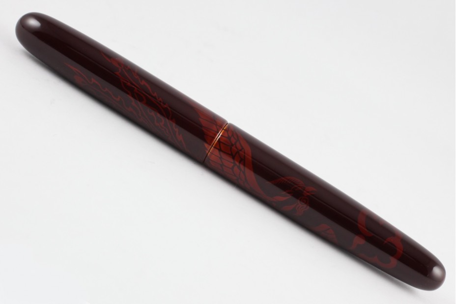 Nakaya Portable Cigar Tame Sukashi Shishin(four Gods) Suzaku (red bird) Fountain Pen