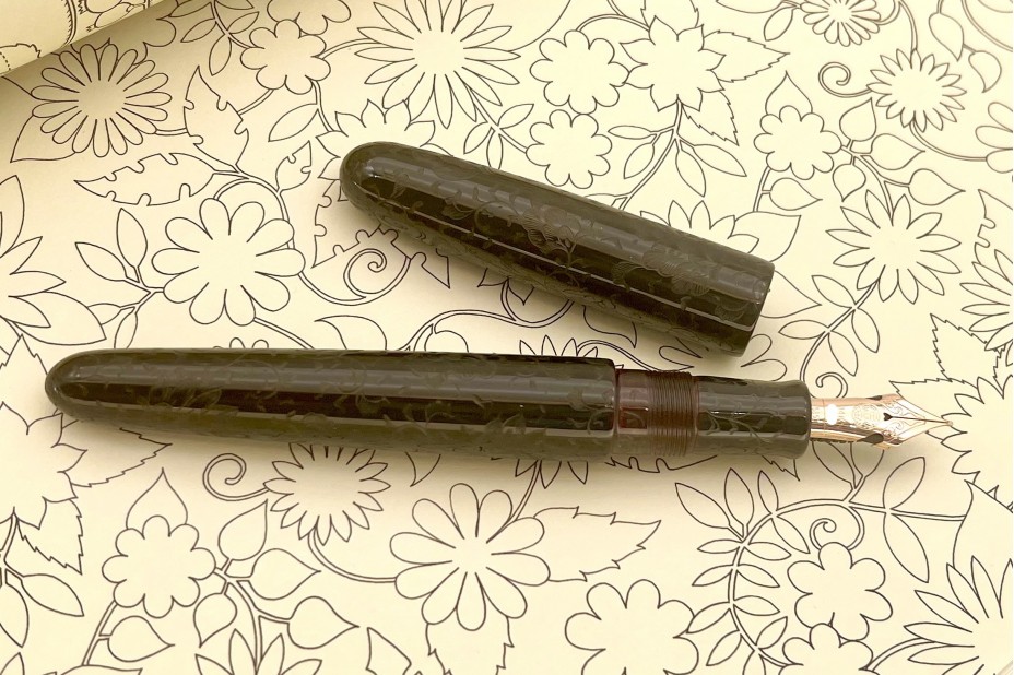 Nakaya Portable Cigar Chinkin Housoge (Black Lines 3) Fountain Pen