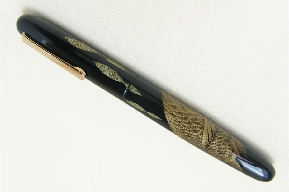 Nakaya Portable Writer Chinkin  Arowana Dragon Fish Fountain Pen
