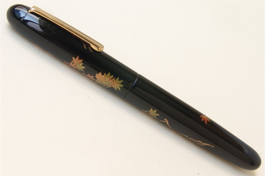 Nakaya Portable Writer Maki e Maple Leaves Fountain Pen