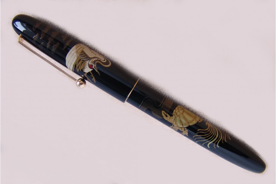 Namiki Nippon Art Crane and Turtle Fountain Pen