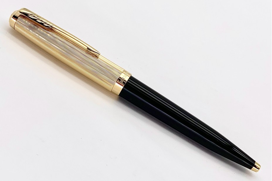Parker 51 Premium Black Gold Trim Ball Pen