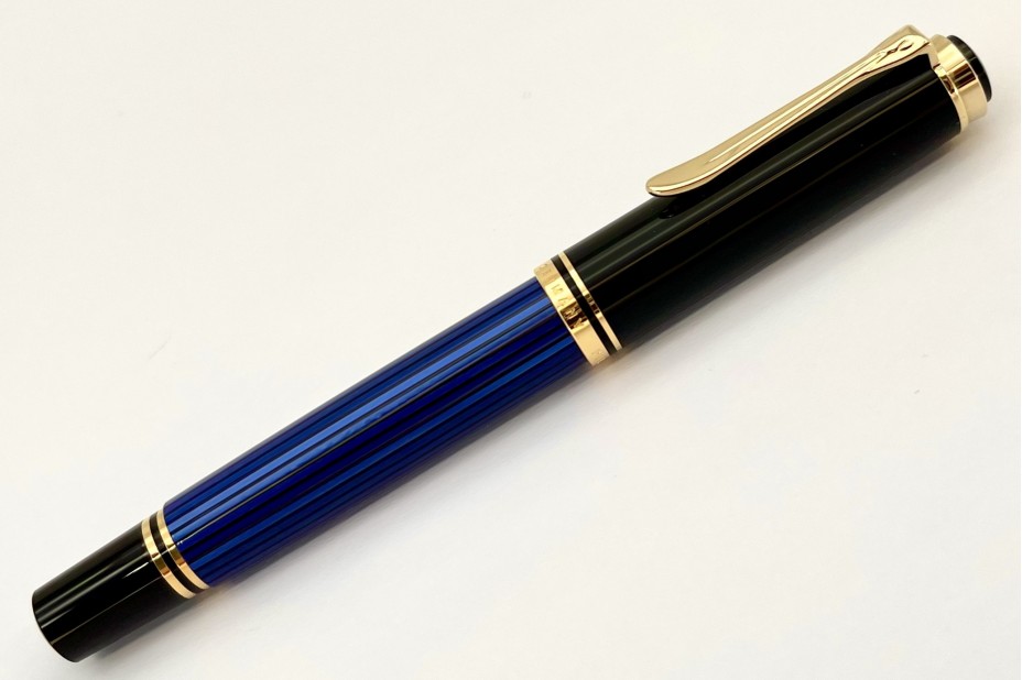 Pelikan Souveran M400 Black Blue Fountain Pen (Old Logo)