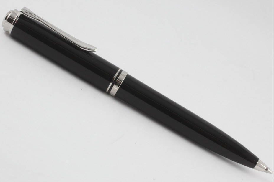 Pelikan Souveran K605 Black Silver Trim Ball Point Pen