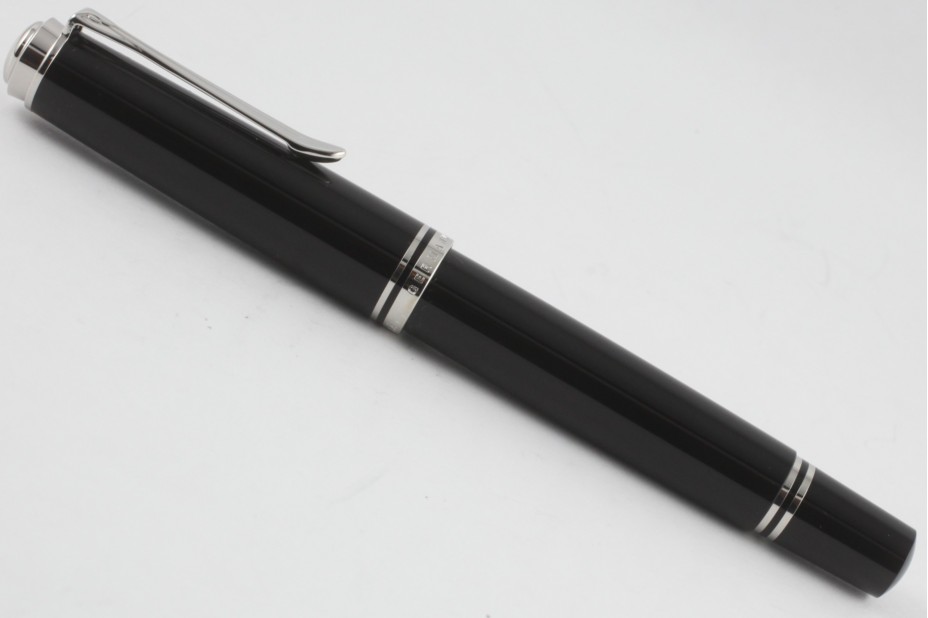 Pelikan Souveran M605 Black Silver Trim Fountain Pen