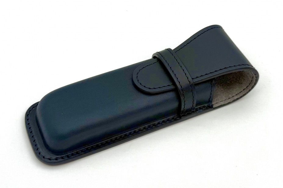 PILOT × SOMÈS Leather 2 Pen Case - Navy