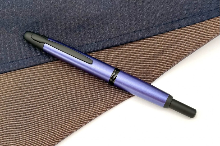 Pilot Capless Stainless Matte Ash Blue Fountain Pen