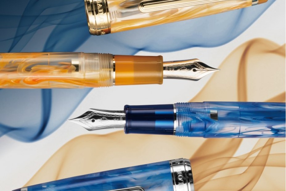 Coming Soon! Sailor Bespoke Limited Edition ProGear Slim Veilio Pearl Orange Fountain Pen (21K nib)