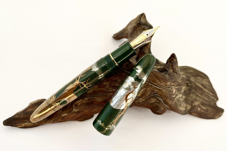 Sailor Limited Edition King of Pens KOP Maki-e Deer in the Moonlight Fountain Pen