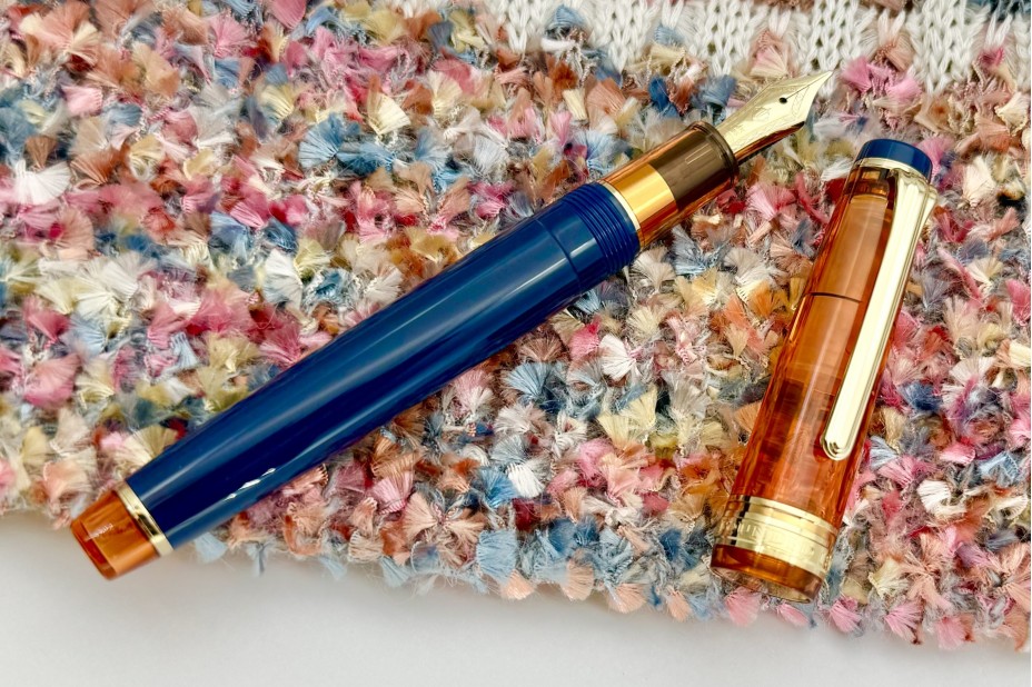 Sailor Limited Edition ProGear Slim Manyo Persimmon Fountain Pen Set