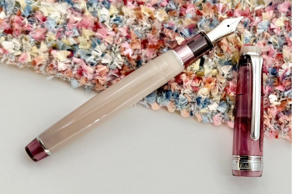 Sailor Limited Edition ProGear Slim Manyo Red Bean Fountain Pen Set