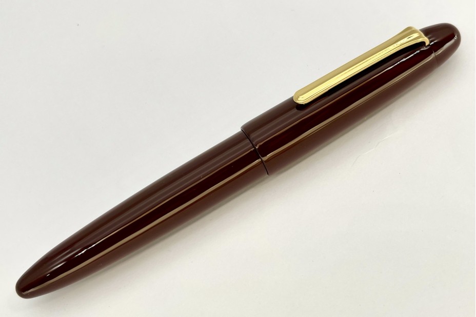 Sailor Special Edition King of Pens (KOP) Kaga Urushi Maroon Gold Trim Fountain Pen