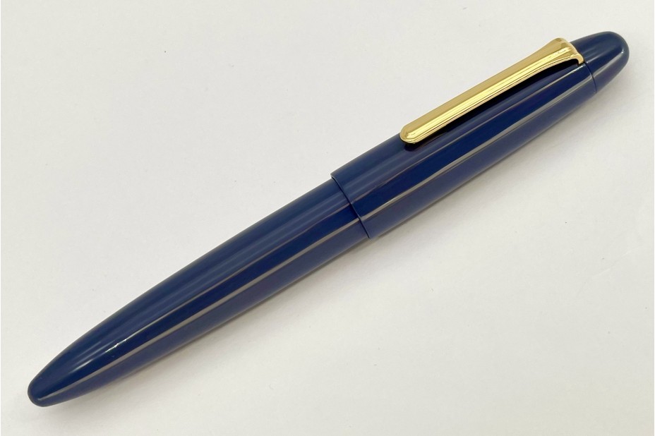 Sailor Special Edition King of Pens (KOP) Kaga Urushi Slate Blue Gold Trim Fountain Pen