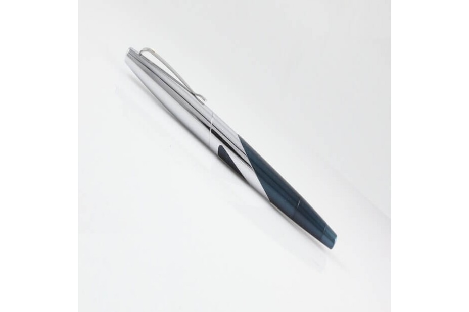 Sheaffer Intrigue 618 Petrol Metallic Blue Chrome Plate Fountain Pen