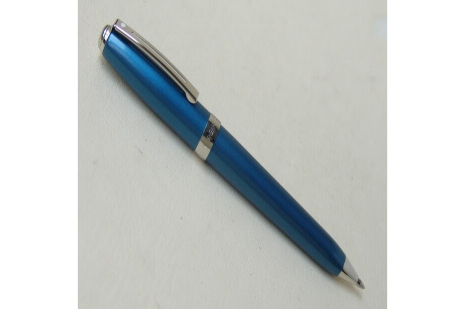Sheaffer Prelude 9135 Blue Shimmer with Nickel Trim Ball Pen