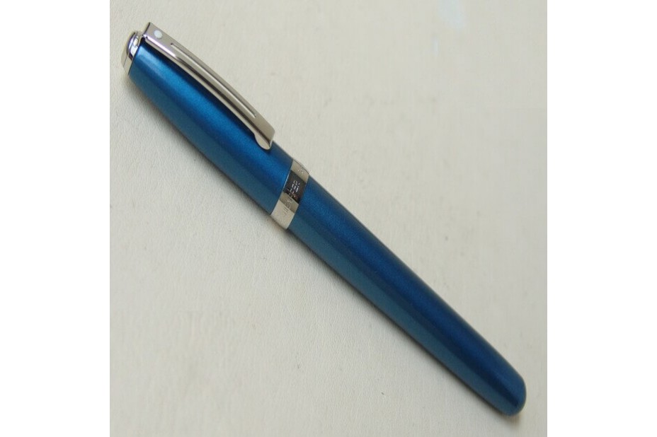 Sheaffer Prelude 9135 Blue Shimmer with Nickel Trim Roller Ball Pen