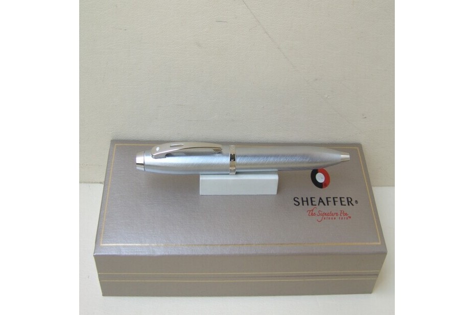 Sheaffer 100 Brushed Chrome Plate Ball Pen
